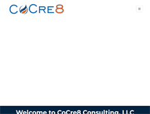 Tablet Screenshot of cocre8consult.com